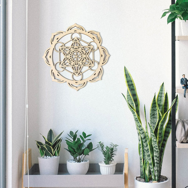 Wooden Mandala Spiritual Wall Art