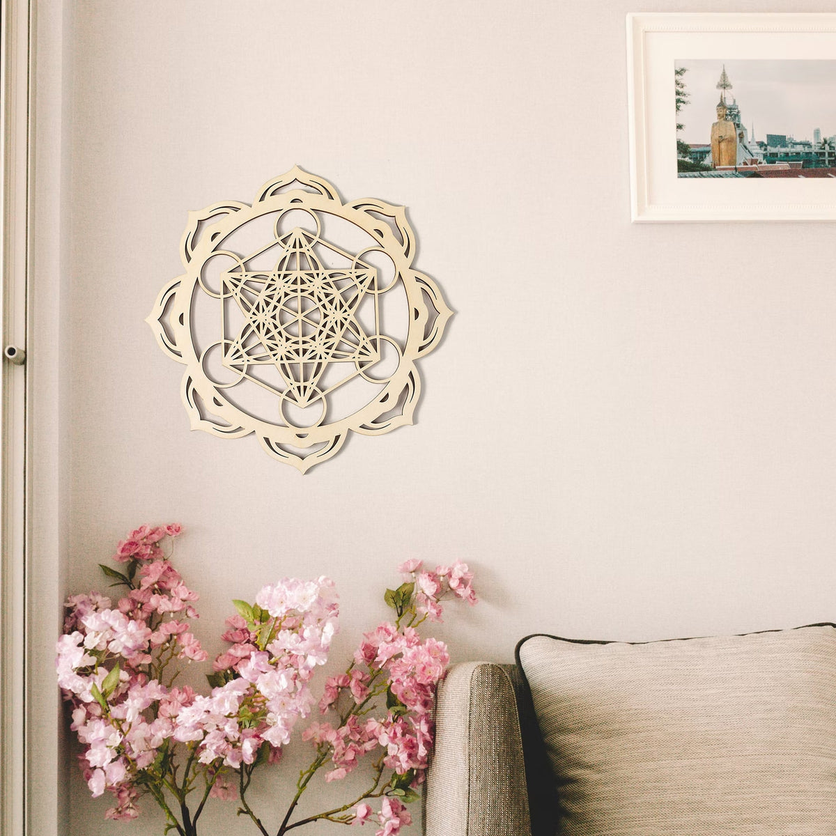 Wooden Mandala Spiritual Wall Art