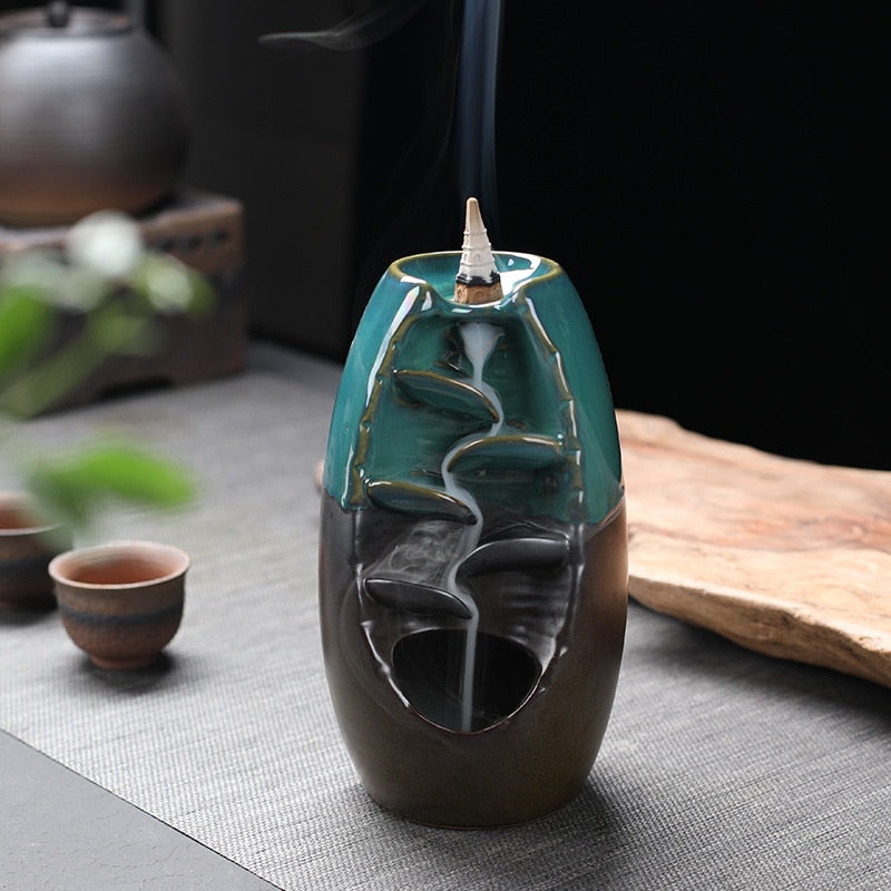 Retro Waterfall Incense Burner