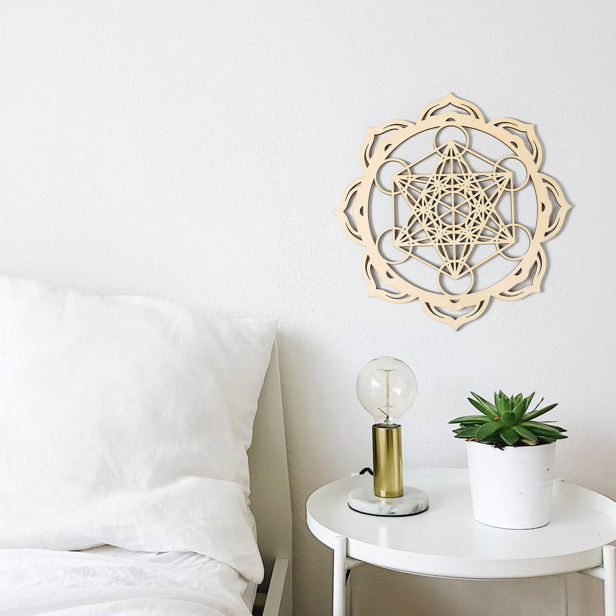 Wooden Mandala Spiritual Wall Art